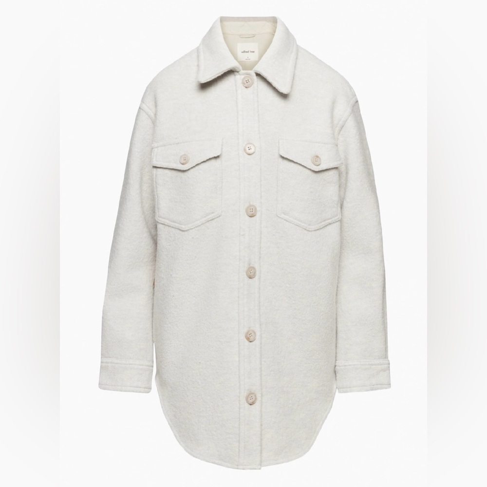 Wilfred Free The Ganna Shirt Jacket Merino Wool Size Medium - Picture 5 of 13